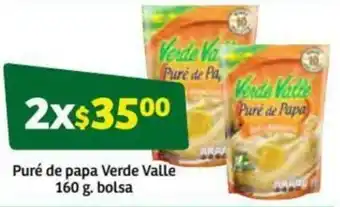 Soriana Súper Puré de Papa Verde Valle 2x160g oferta