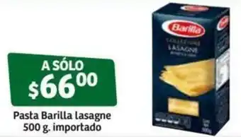 Soriana Súper Pasta Barilla Lasagne 500g oferta