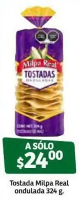 Tostada Milpa Real Ondulada 324g