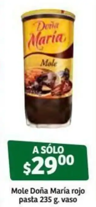 Soriana Súper Mole Doña María Rojo Pasta 235g oferta