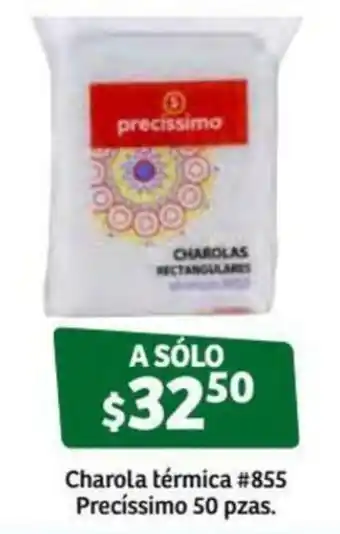 Charola Térmica #855 Precíssimo 50 pzas