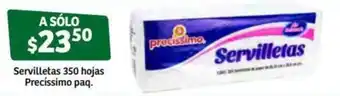 Soriana Súper Seervilletas Precíssimo 350 Hojas oferta