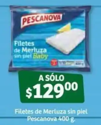 Soriana Súper Filetes de Merluza sin Piel Pescanova 400g oferta