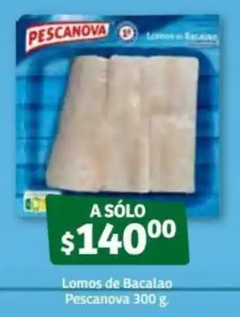 Soriana Súper Lomos de Bacalao Pescanova 300g oferta