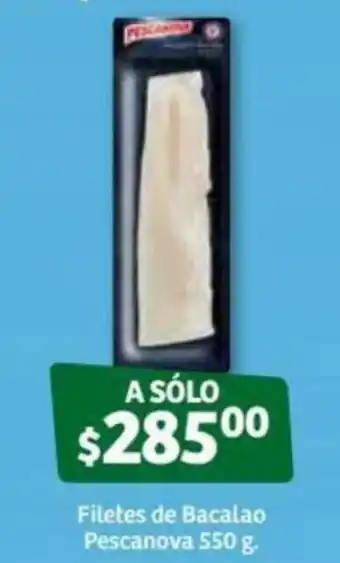 Soriana Súper Filetes de Bacalao Pescanova 550g oferta