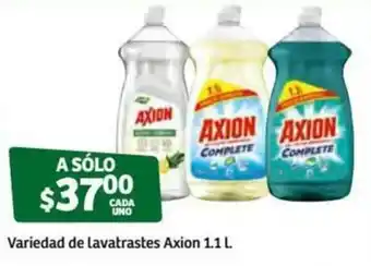 Soriana Súper Variedad de Lavatrastes Axion 1.1L oferta