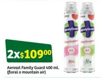 Soriana Súper Aerosol Family Guard 2x400ml oferta