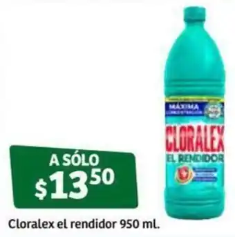 Soriana Súper Cloralex el Rendidor 950ml oferta