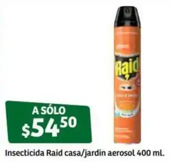 Soriana Súper Insecticida Raid Casa/Jardin Aerosol 400ml oferta