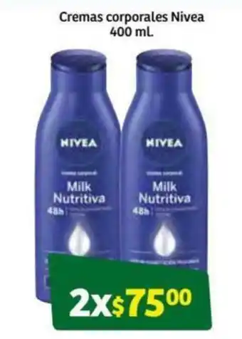 Crema Corporales Nivea 2x400ml