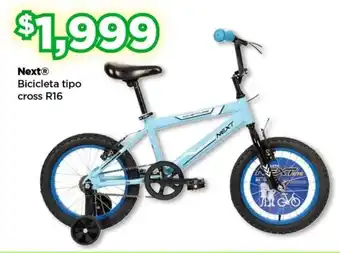 Next bicicleta tipo cross R16
