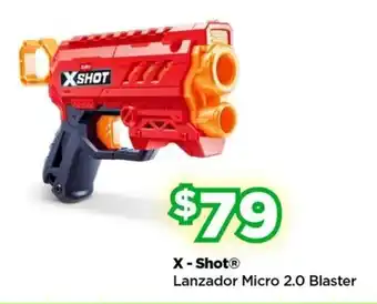 Bodega Aurrerá X-Shot lanzador micro 2.0 blaster oferta