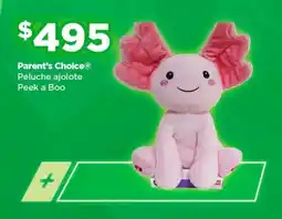 Bodega Aurrerá Parent's Choice Peek a Boo peluche ajolote oferta