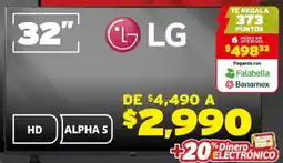 Soriana Híper LG Smart TV 32" oferta
