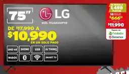 Soriana Híper LG Smart TV 75" oferta