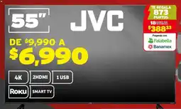 Soriana Híper JVC Smart TV 55" oferta