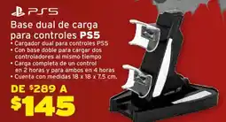 Soriana Híper PS5 base dual de carga para controles oferta