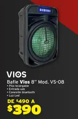 Soriana Híper VIOS bafle 8" VS-08 oferta