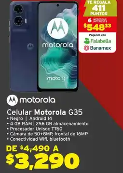 Soriana Híper Motorola G35 celular oferta