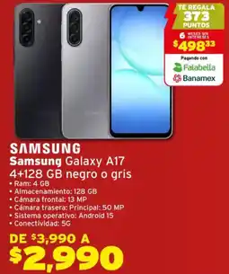 Soriana Híper Samsung Galaxy A17 oferta