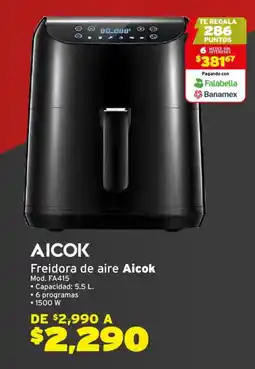 Soriana Híper AICOK freidora de aire oferta