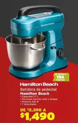 Soriana Híper Hamilton Beach batidora de pedestal oferta