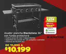 Soriana Híper Blackstone asador plancha 36" oferta
