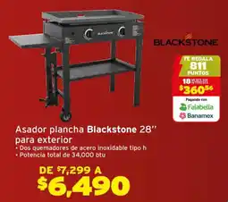 Soriana Híper Blackstone asador plancha 28" oferta