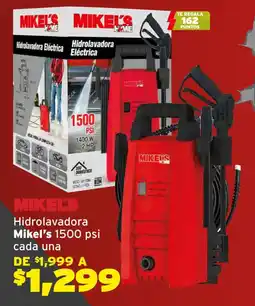 Soriana Híper Mikel's hidrolavadora 1500 psi oferta