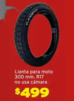Soriana Híper Llanta para moto 300 mm R17 oferta