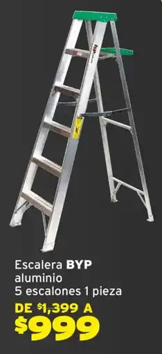 Soriana Híper BYP escalera aluminio oferta