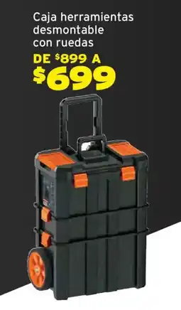 Soriana Híper Caja herramientas desmontable con ruedas oferta