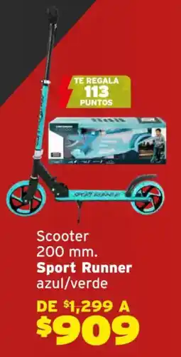 Soriana Híper Sport Runner scooter 200 mm oferta