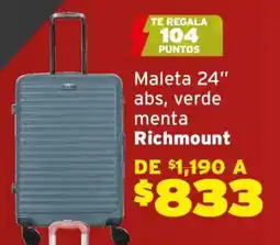 Soriana Híper Richmount maleta 24" oferta