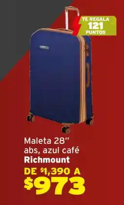 Soriana Híper Richmount maleta 28" oferta