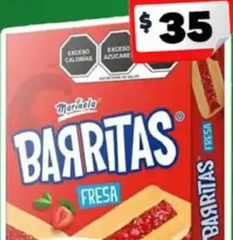 Marinela barritas fresa