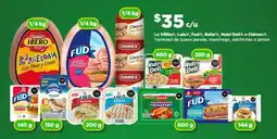Bodega Aurrerá La Villita, Lala, Fud, Bafar, Nutri Dell o Chimex queso panela, manchego, salchichas o jamón oferta