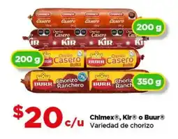 Bodega Aurrerá Chimex, Kir o Buur chorizo oferta