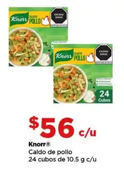 Bodega Aurrerá Knorr caldo de pollo oferta