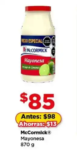 Bodega Aurrerá McCormick mayonesa oferta