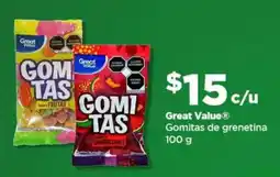 Bodega Aurrerá Great Value gomitas de grenetina oferta