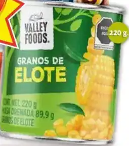 Soriana Híper Valley Foods granos de elote oferta