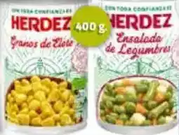 Soriana Híper Herdez granos de elote o ensalada de legumbres oferta