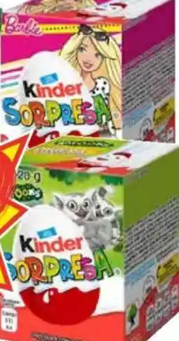 Soriana Híper Kinder sorpresa oferta