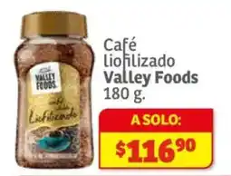 Soriana Híper Valley Foods café liofilizado oferta