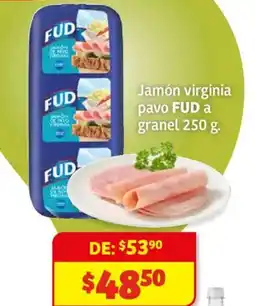 Soriana Híper FUD jamón virginia pavo oferta