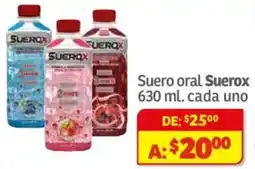 Soriana Híper Suerox suero oral oferta