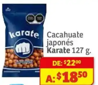 Soriana Híper Karate cacahuate japonés oferta