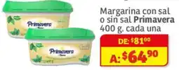 Soriana Híper Primavera m,argarina con sal o sin sal oferta