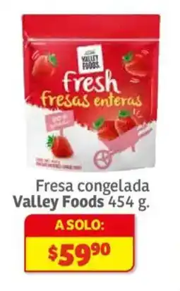 Soriana Híper Valley Foods fresa congelada oferta